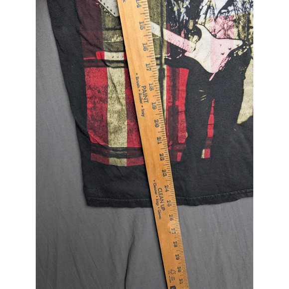 Jimi Hendrix - American Flag Authentic Hendrix T-Shirt (Adult Size Medium) Black - Picture 3 of 7